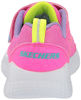 Picture of Skechers Kids Girls 302455L Sneaker, Pink/Multi, 1 Little Kid - Size: 1 Little Kid