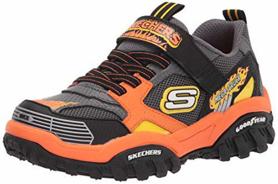 Picture of Skechers boys Turbo Speed Sneaker, Grey/Orange, 3 Little Kid US - Size: 3 Little Kid