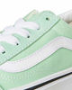 Picture of Vans Old Skool Size 2.5, Color: Green Ash/True White - Size: 2.5