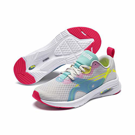 Picture of PUMA Women's Hybrid Fuego Sneaker, Glacier Gray-Yellow Alert-Nrgy Rose, 9 M US - Size: 9