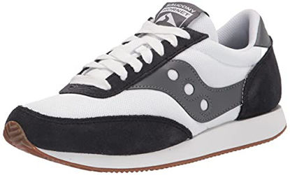 Picture of Saucony Men's Hornet Sneaker, White/Black/Vapor, 8.5 Medium - Size: 8.5