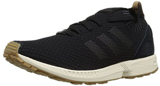 Picture of adidas Originals Men's Shoes | Zx Flux Sneakers, Black/Black/Gum, (8 M US) - Size: 8