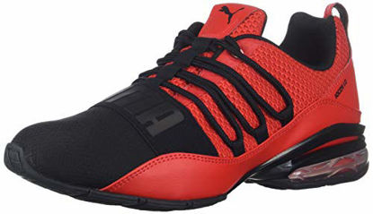 Picture of PUMA Men's Cell Regulate Sneaker, high Risk red Black, 7.5 M US - Size: 7.5