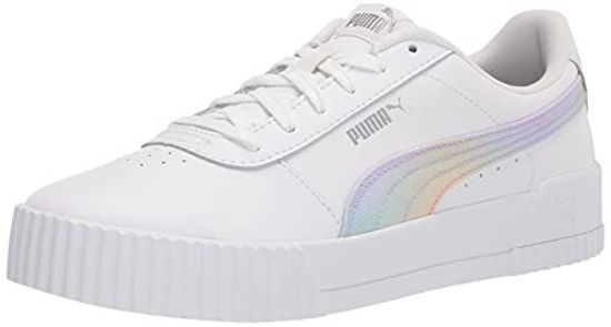 Picture of PUMA Women's Carina Sneaker, White Silver, 11 - Size: 11