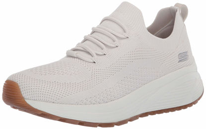 Picture of Skechers womens Bobs Sparrow 2.0- Allegiance Crew, Off-white, 8 Wide - Size: 8 Wide