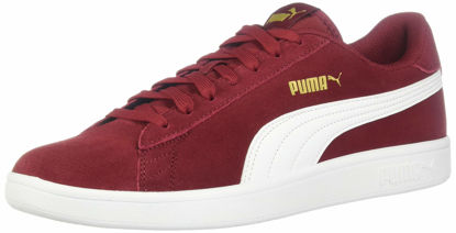 Picture of PUMA mens Smash V2 Sneaker, Rhubarb-puma Team Gold-puma White, 11.5 US - Size: 11.5