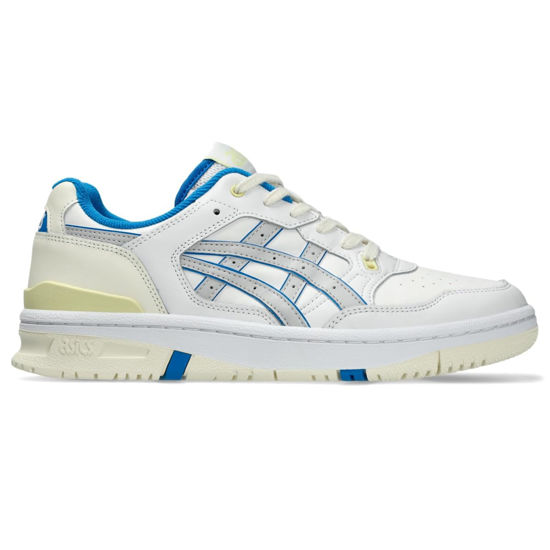 Picture of ASICS Unisex EX89 Sportstyle Shoes, 8.5, White/Concrete - Size: 10 Wide Women/8.5 Men