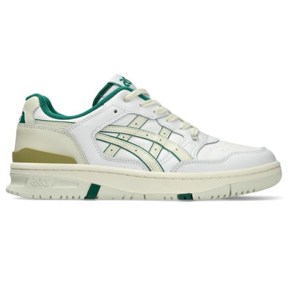 Picture of ASICS Unisex EX89 Sportstyle Shoes, 11, White/Pale Oak - Size: 12.5 Wide Women/11 Men