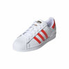 Picture of adidas Originals womens Superstar Sneaker, White/Solar Red/Scarlet, 5 US - Size: 5