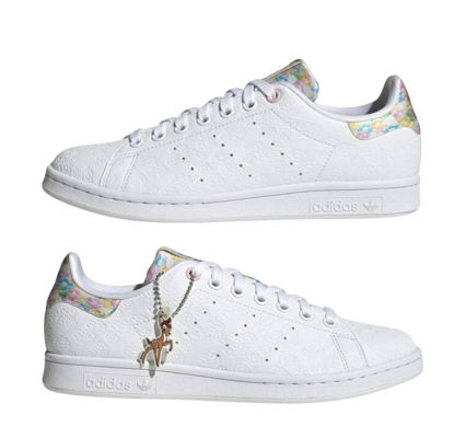 Picture of adidas Originals Women's Stan Smith Sneaker, White/Clear Pink/Gold Metallic (Disney), 10 - Size: 10