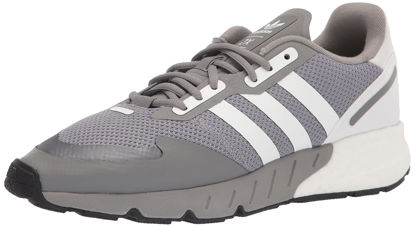 Picture of adidas Originals Men's ZX 1K Boost, Grey/White/Black, 9.5 - Size: 9.5