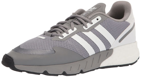 Picture of adidas Originals Men's ZX 1K Boost, Grey/White/Black, 7.5 - Size: 7.5