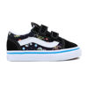 Picture of Vans Toddler Old Skool V (Y61) Glow Cosmic Zoo Black/Blue Size 5 - Size: 5 Toddler