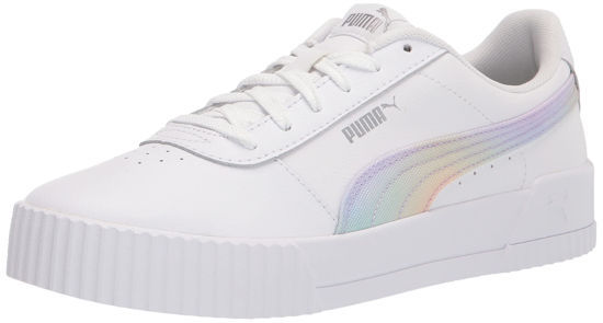 Picture of PUMA Women's Carina Sneaker, White Silver, 9.5 - Size: 9.5