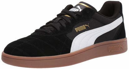 Picture of PUMA Men's Astro Kick Sneaker, Black-White-teamgold/Black, 7 - Size: 7