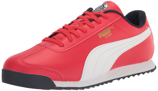 Picture of PUMA Men's Roma Sneaker, High Risk Red White-Peacoat, 6.5 - Size: 6.5