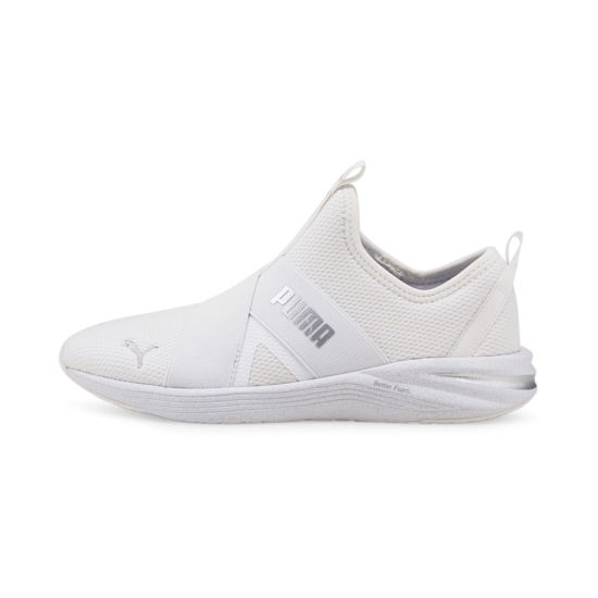 Picture of Puma Women's Better Foam Prowl Slip On Sneaker, White-Metallic Silver, 5.5 - Size: 5.5