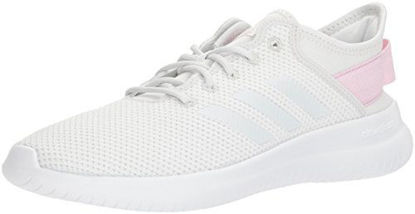 Picture of adidas NEO Women's CF Qtflex W Running Shoe, Crystal White/Crystal White/Aero Pink, 9.5 M US - Size: 9.5