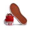 Picture of Vans Kids K Old Skool Racing RED True White Size 10.5 - Size: 10.5 Little Kid