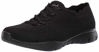 Picture of Skechers Women's Seager-Try Outs-Engineered Knit Scalloped Collar Bungee Sneaker, Black/Black, 5 M US - Size: 5