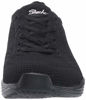 Picture of Skechers Women's Seager-Try Outs-Engineered Knit Scalloped Collar Bungee Sneaker, Black/Black, 5 M US - Size: 5