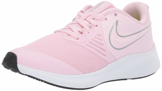 Picture of Nike Boy's Star Runner 2 (TDV) Sneaker, Pink Foam/Metallic Silver-Volt, 6C Toddler US Toddler - Size: 6C Toddler US Toddler