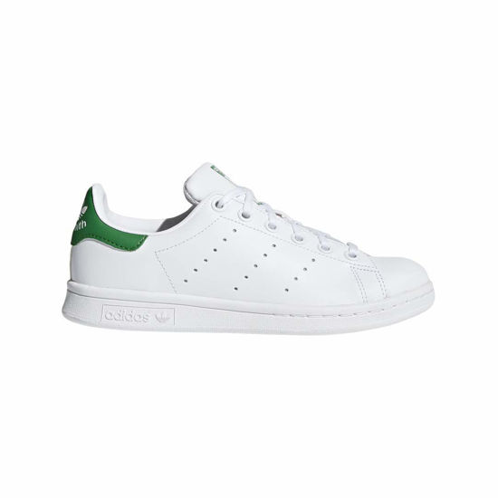 Picture of adidas Originals Stan Smith Sneaker, White/White/Green, 7 US Unisex Big Kid - Size: 7 Big Kid