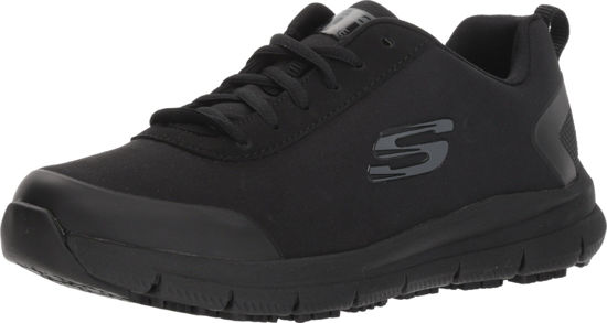 Picture of Skechers womens Comfort Flex Sr - Hc Health Care Professional Shoe, Black, 9.5 US - Size: 9.5