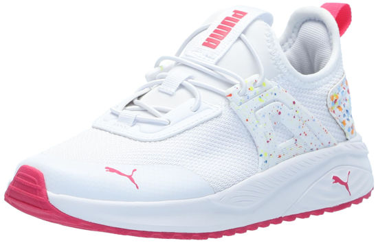 Picture of PUMA Pacer 23 Alternative Closure Sneaker, White Pink, 2 US Unisex Little Kid - Size: 2 Little Kid