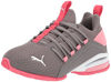 Picture of PUMA Axelion Running Shoe, Steel Gray White-Peony, 2.5 US Unisex Little Kid - Size: 2.5 Little Kid