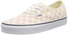 Picture of Vans Women's Authentic Trainers, Pink (Checkerboard) Chalk Pink/Classic White Q8l, 5 UK 38 EU - Size: 8 M US