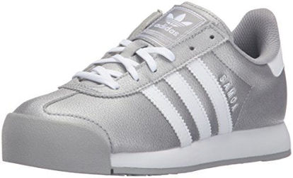 Picture of adidas Originals Girls Samoa J Running Shoe, Mid Grey/White/Mid Grey S, 7 Little Kid - Size: 7 Little Kid