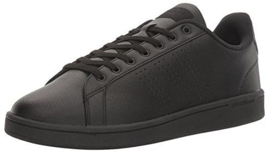 Picture of adidas Neo Men's Cloudfoam Advantage Clean Sneakers, Black/Black/Dark Solid Grey, (8 M US) - Size: 8 D(M) US