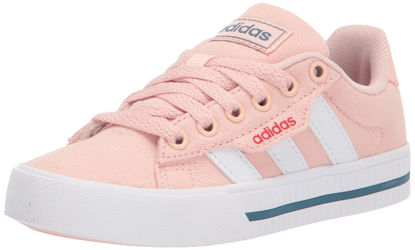 Picture of adidas Daily 3.0 Skate Shoe, Vapour Pink/White/Orbit Indigo, 13.5 US Unisex Little Kid - Size: 13.5 Little Kid