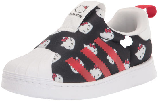 Picture of adidas Originals Kids Unisex-Baby Superstar 360 White/Black/Vivid Red 9 Toddler, 9 US - Size: 9 Toddler