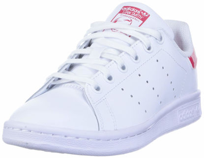 Picture of adidas Originals Stan Smith Sneaker, White/White/Power Pink, 6 US Unisex Big Kid - Size: 6 Big Kid