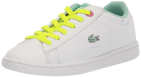 Picture of Lacoste unisex child Carnaby Sneaker, Green, 9.5 Toddler US - Size: 9.5 Toddler