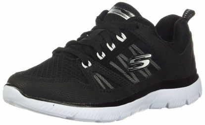 Picture of Skechers Women's Summits-New World Sneaker, Black/White, 6 M US - Size: 6