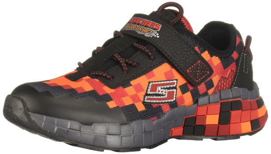 Picture of Skechers Kids Boy's MEGA-Craft Sneaker, Black/Red, 2.5 Little Kid - Size: 2.5 Little Kid