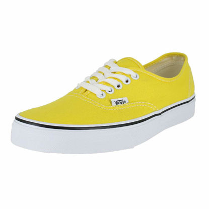 Picture of Vans Mens U Authentic Vibrant Yellow True White Size 4.5 - Size: 6 Women/4.5 Men