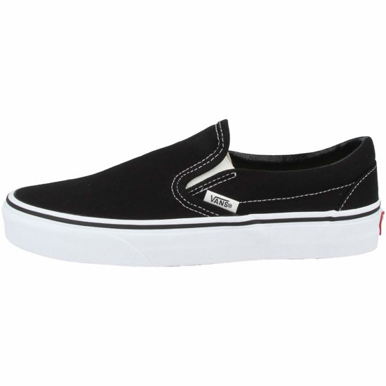 Picture of Vans Men's Embossed Suede Slip-On Skate Shoe, Black/Black, 6 Women/4.5 Men - Size: 6 Women/4.5 Men