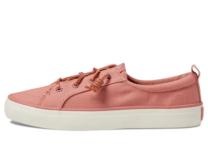 Picture of Sperry Women's Crest Vibe Seasonal Sneaker, Dark Pink Shimmer, 7.5 - Size: 7.5