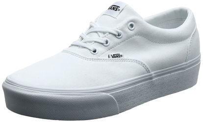 Picture of Vans Women's Doheny Platform Sneaker, White Canvas White 0rg, 9 - Size: 9