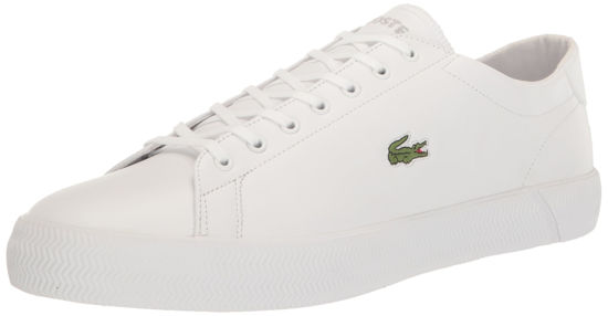 Picture of Lacoste mens Men's Sideline Sneaker, Wht/Wht, 11 US - Size: 9