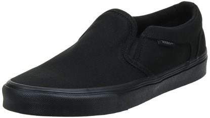 Picture of Vans Men's Low-Top Sneaker, Black Canvas Black B, 11 - Size: 11