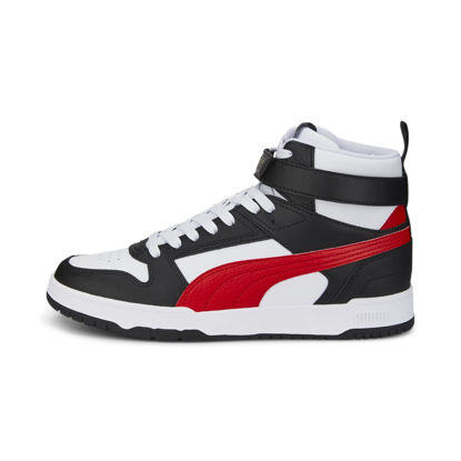 Picture of PUMA mens Rbd Game Sneaker, Puma White-high Risk Red-puma Black-puma Team Gold, 7.5 US - Size: 7.5