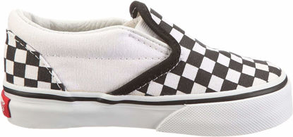 Picture of Vans Unisex Child Classic Slip-On - Black/True White Checkerboard - 10 - Size: 10 Toddler