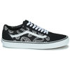 Picture of Vans Men's Old Skool Sneaker, (Peace Paisley) Black/True White, Size 6 - Size: 7.5 Women/6 Men