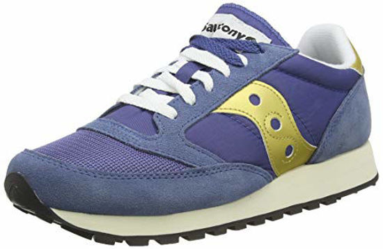 Picture of Saucony Jazz Original Vintage, Men?s Trainers, Blue (NVY/Gld 22), 10 UK (45 EU) - Size: 11