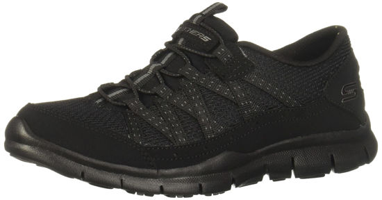 Picture of Skechers Gratis - Strolling Black 10 W - Size: 10 Wide